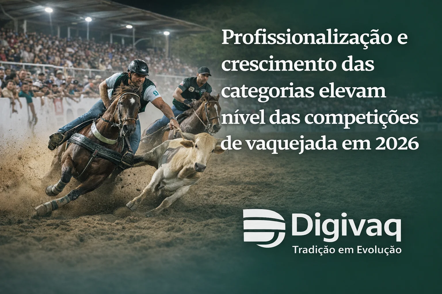 Profissionalização e crescimento das categorias elevam nível das competições de vaquejada em 2026